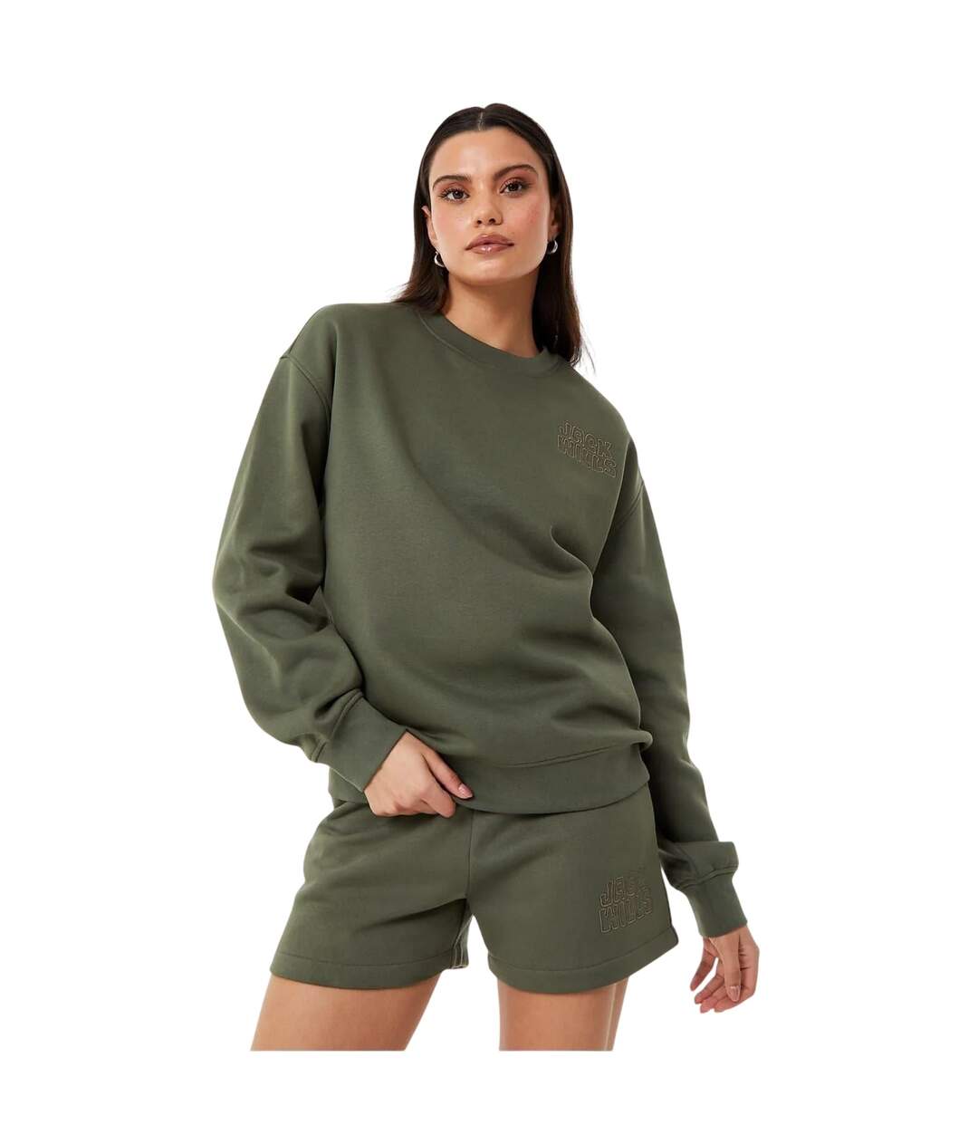Sweat Femme Vert Kaki Jack Wills-2
