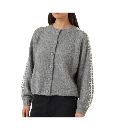 Gilet gris femme yas knit