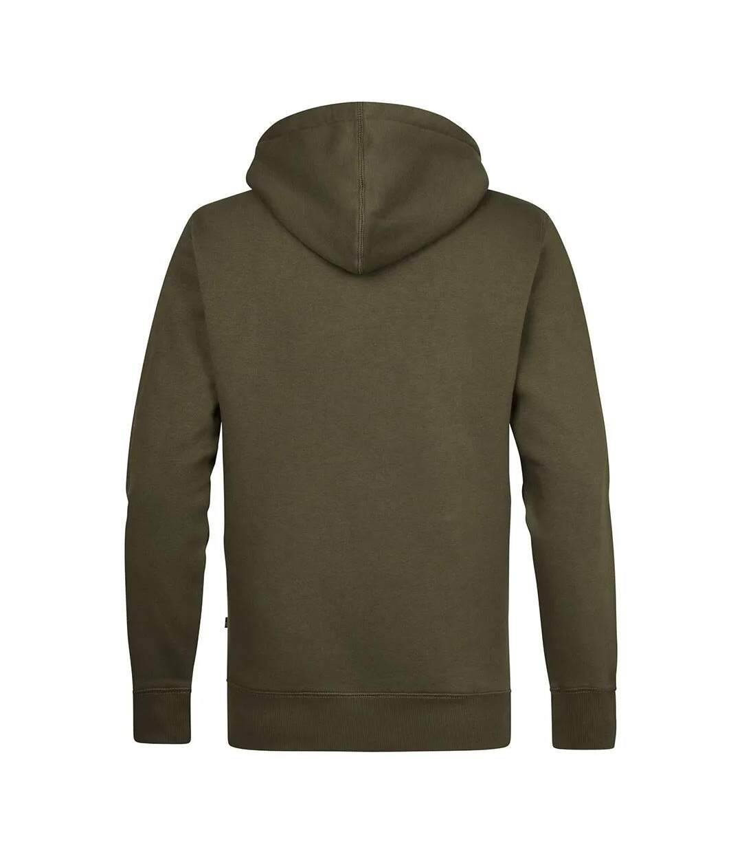 Sweat à capuche kaki homme petrol industries print-2