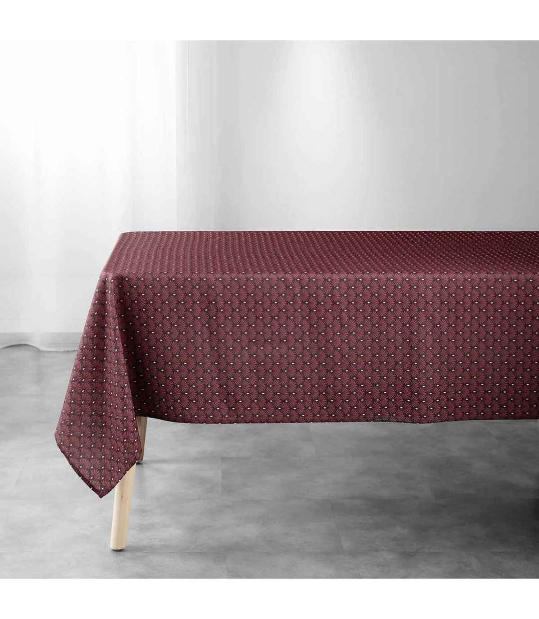 Nappe Imprimée Art Chic 150x240cm Terracotta-1