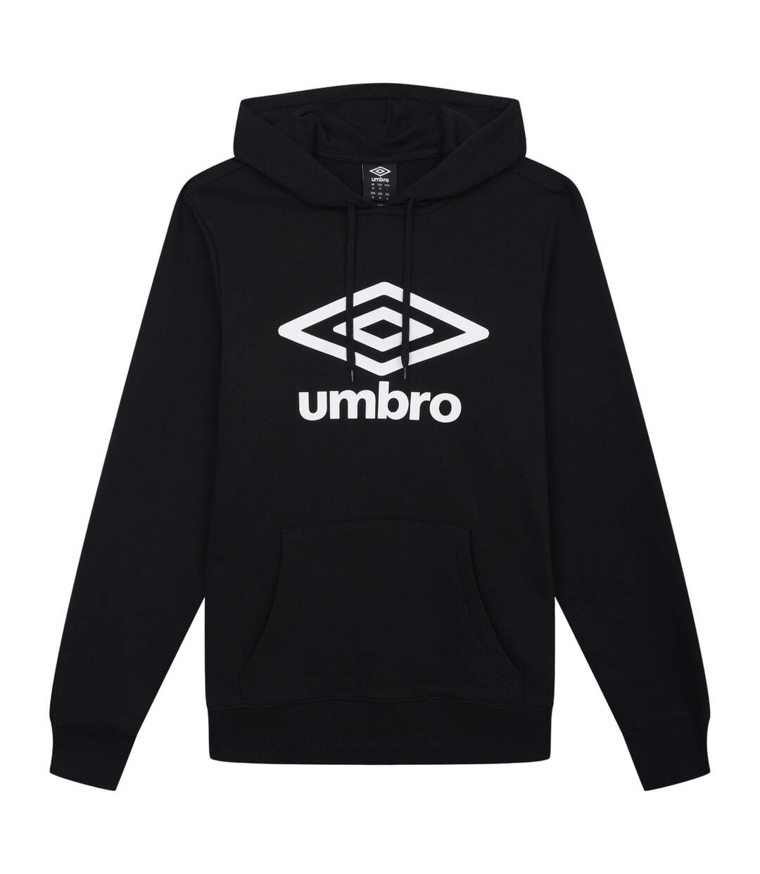 Mens logo hoodie black Umbro-1