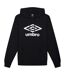 Mens logo hoodie black Umbro-1