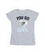 Disney T-shirt en coton Femmes/Ladies Lilo And Stitch You Go Girl (Gris sportif) - UTBI25543-1