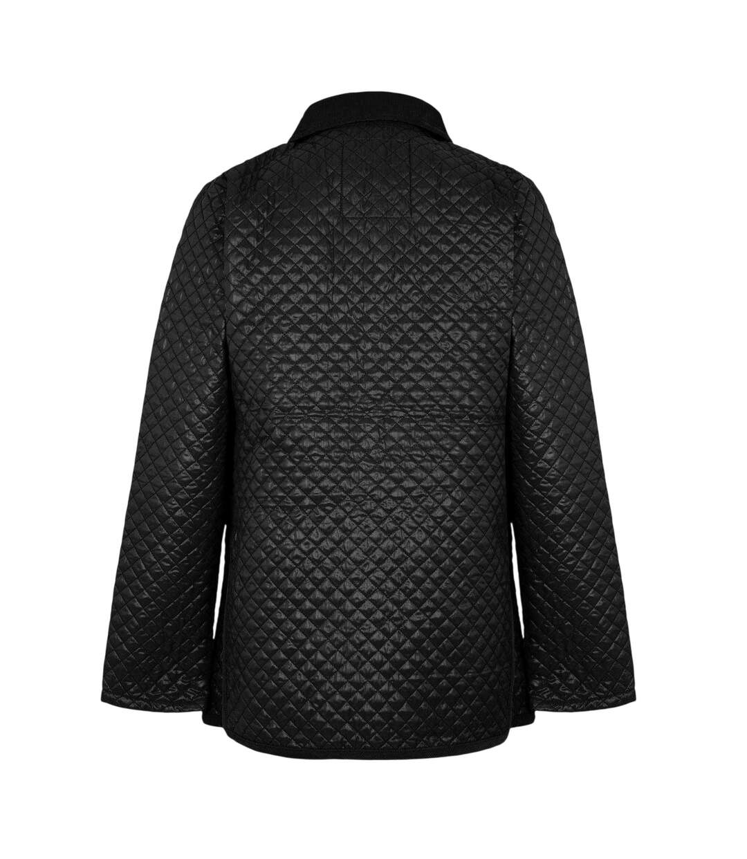 Mens Quilted Quilted Jacket Black Criminal Damage-3