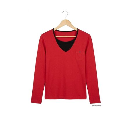 Tee-shirt AXONE COCCOUN1R Grande Taille : l'effet superposé du 46 au 52