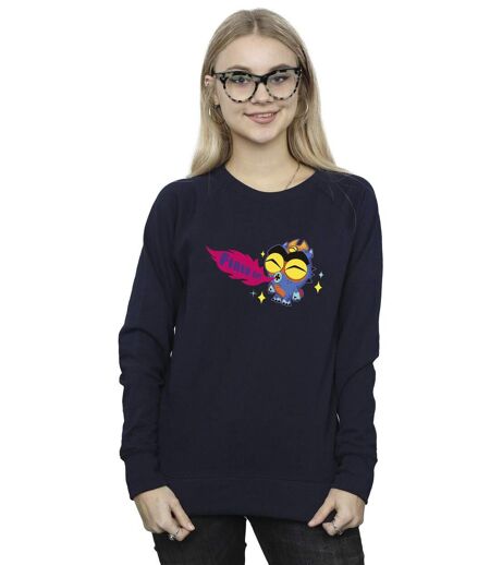 Disney - Sweat BIG HERO BAYMAX FRED FIRED UP - Femme (Bleu marine) - UTBI11766