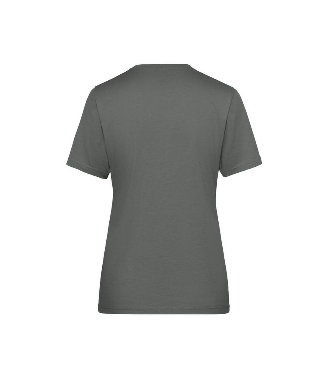 T-shirt Bio Workwear Femme Gris Foncé James And Nicholson-2