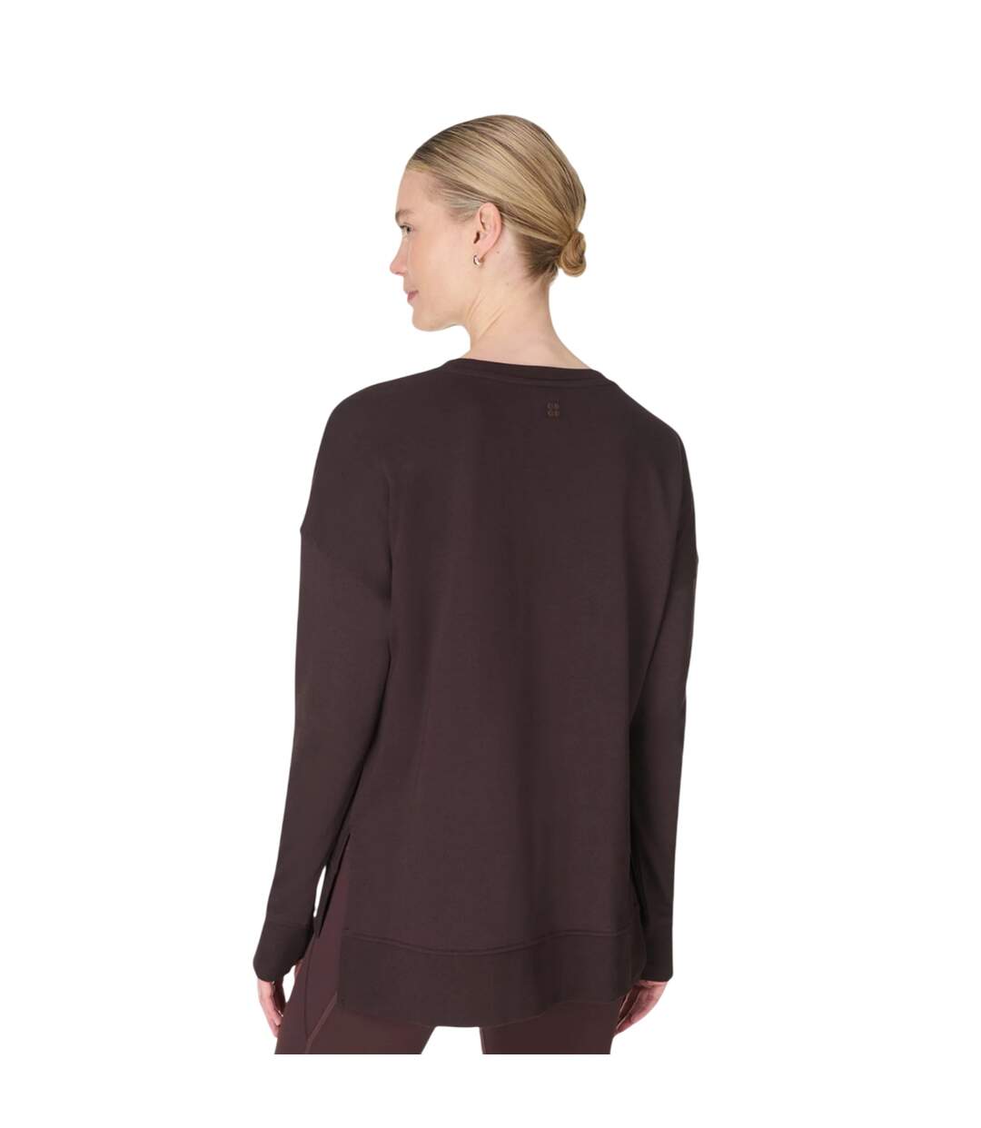 Sweat Motif/style Long After Class Femme Marron Foncé Sweaty Betty-3