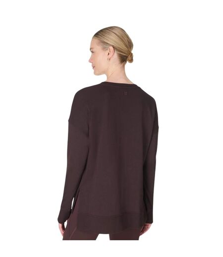 Sweat Motif/style Long After Class Femme Marron Foncé Sweaty Betty