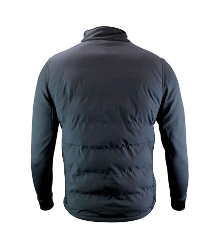 Men's Hybrid Fleece Lined Jacket Full Zip | Insulated Waterproof Coat