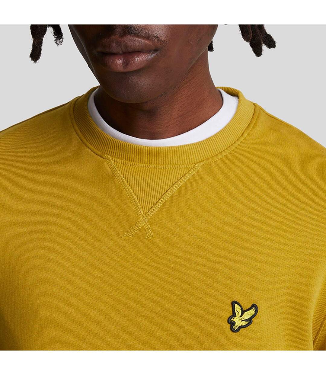 Sweat Homme Jaune Lyle & Scott-4