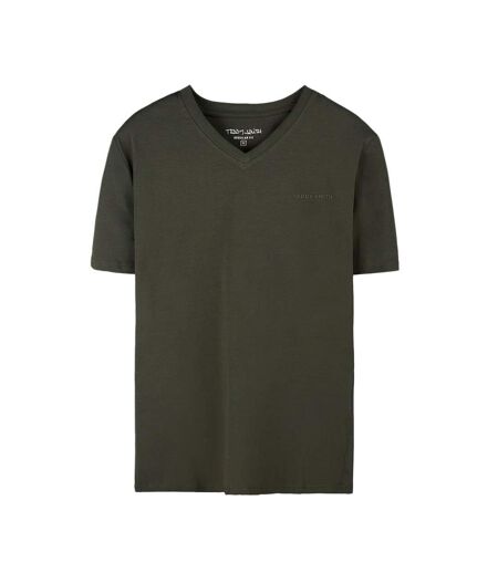 T-shirt kaki homme teddy smith tawax2