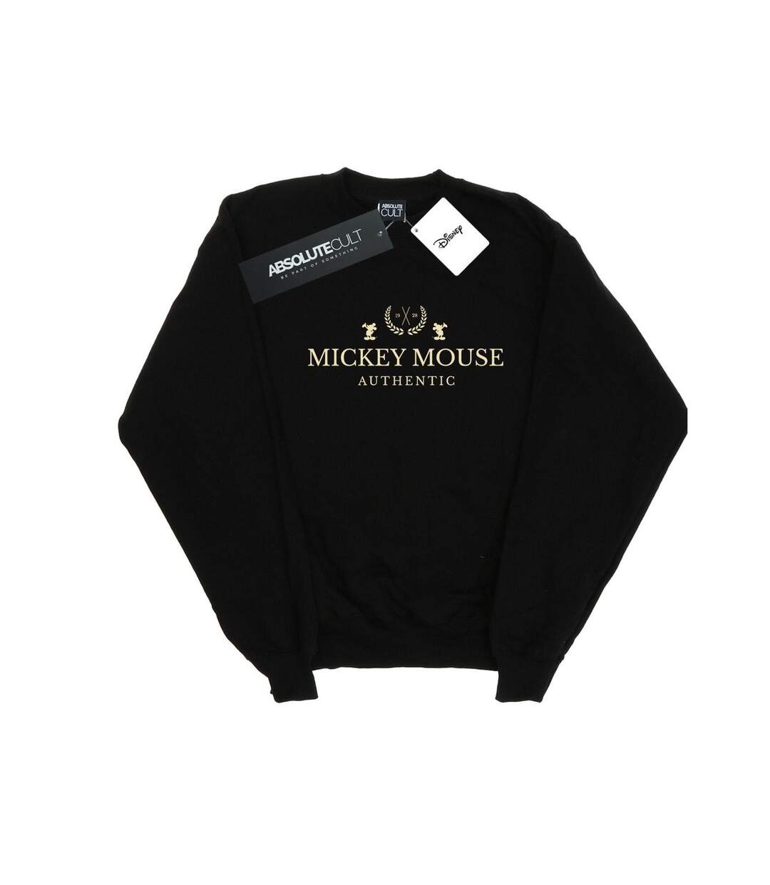 Disney Sweatshirt Authentique Mickey Mouse Femme/Ladies (Noir) - UTBI28370-1