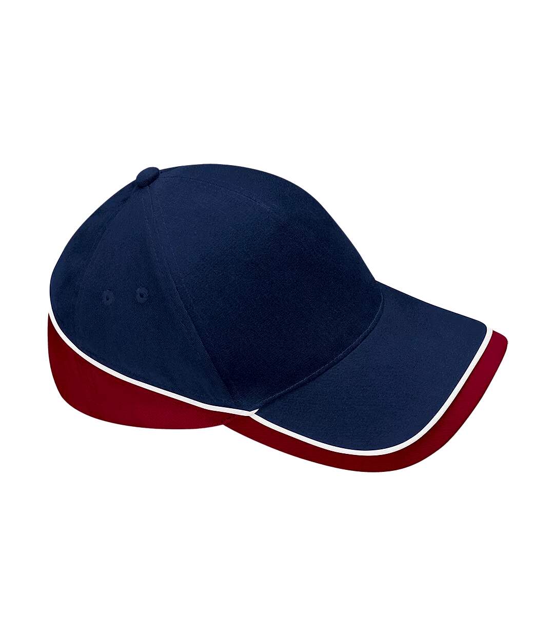 Casquette teamwear competition bleu marine / bleu roi vif / blanc Beechfield-2