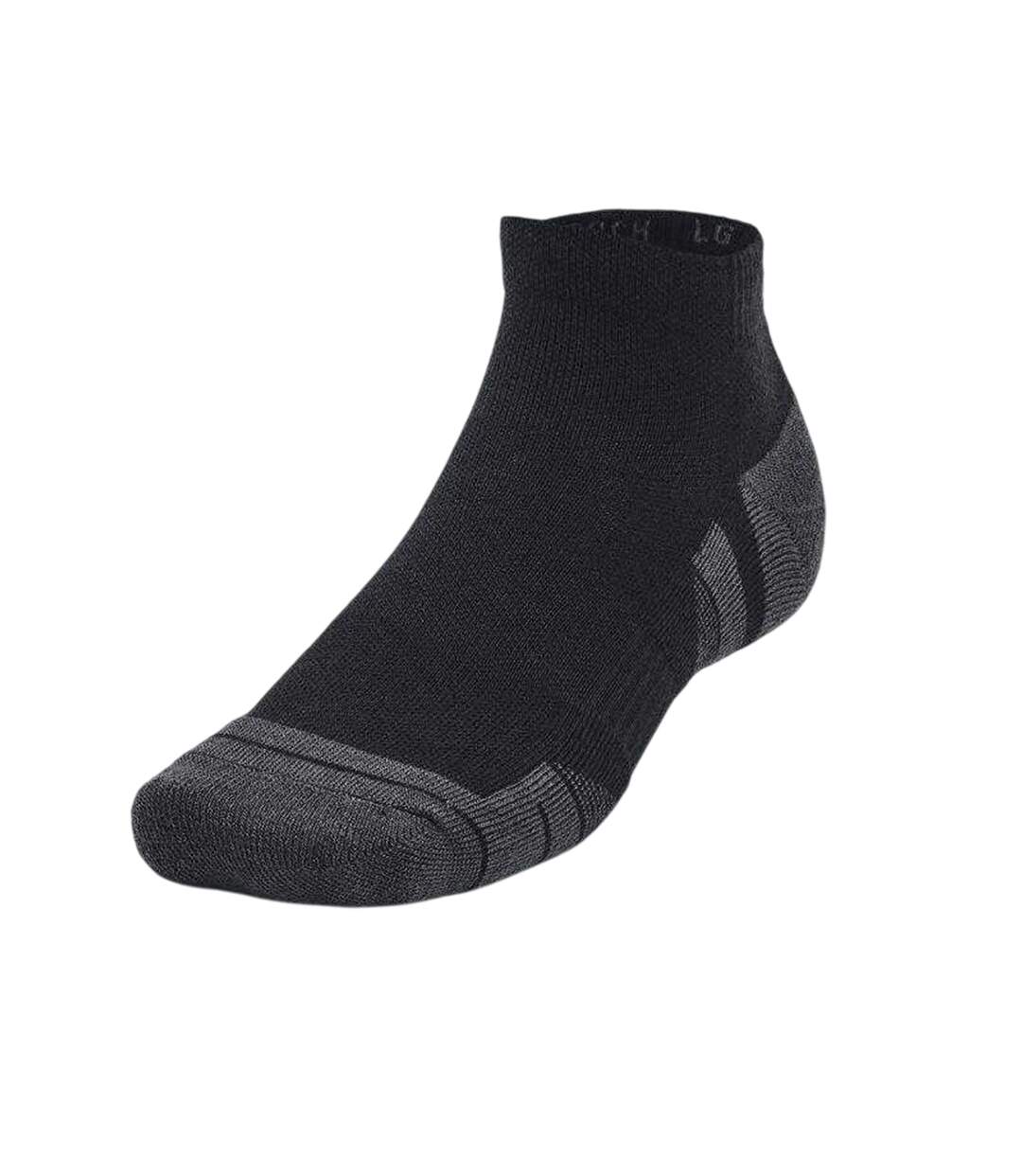 Lot De 3  Socquettes Motif/style Contrasté Homme Noir Under Armour-3