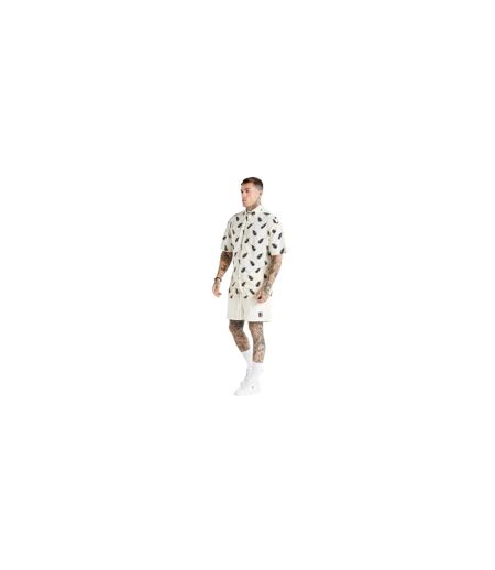 Mens Space Jam Shirt Ecru SikSilk