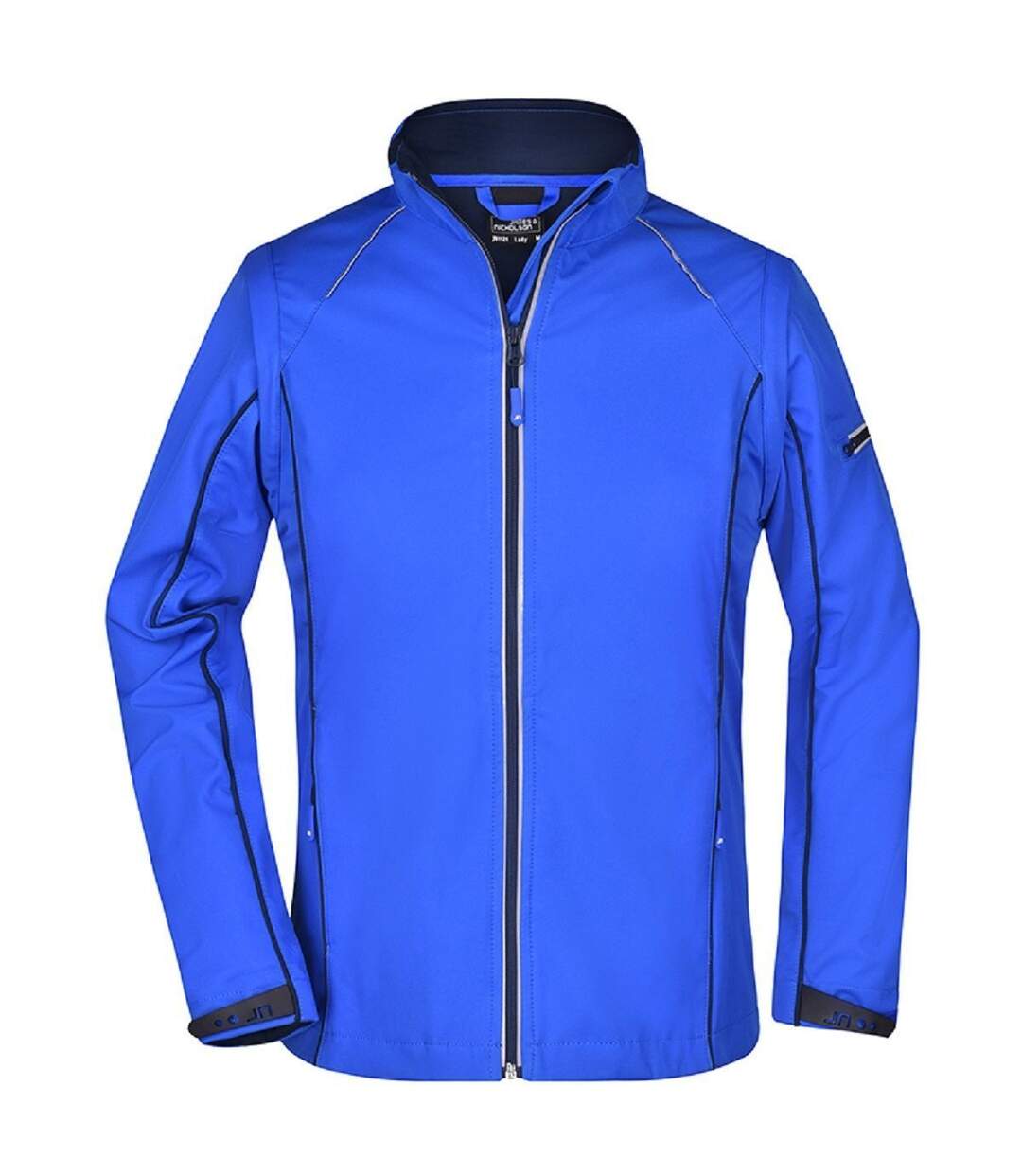 Veste softshell manches amovibles - femme - JN1121 - bleu nautique-1