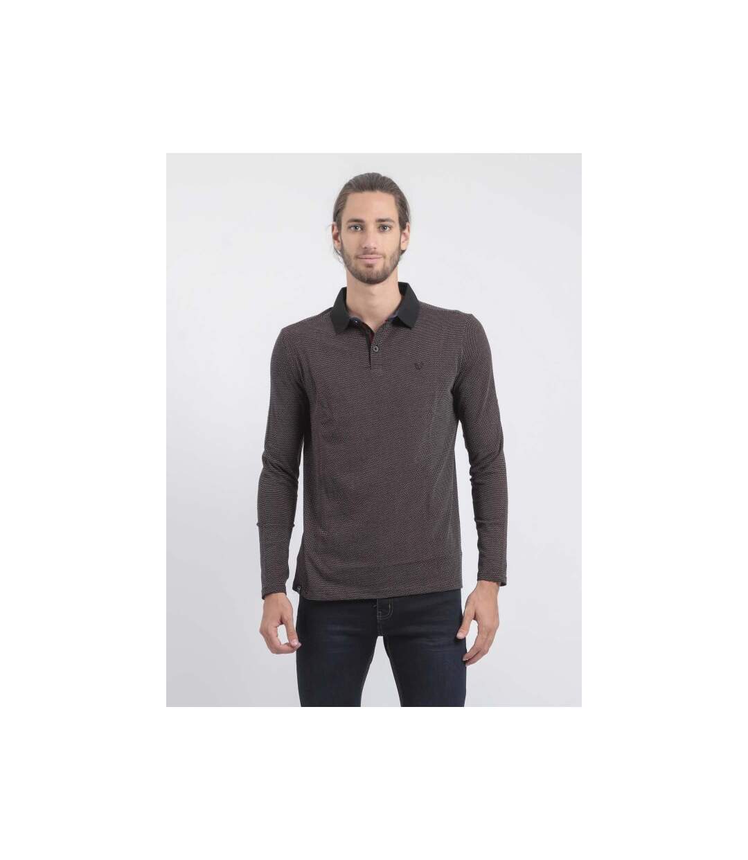Polo manches longues pur coton PRALONG-1