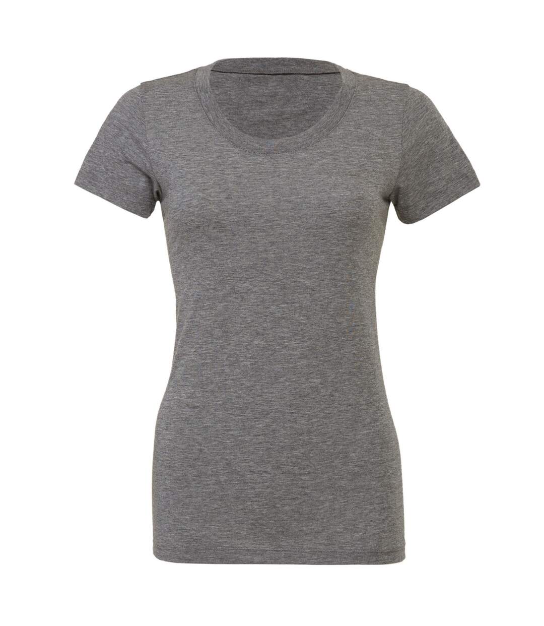 T-shirt femme gris Bella + Canvas-1