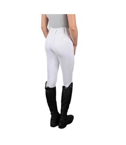 Collant d'équitation oxnam competition femme blanc Coldstream