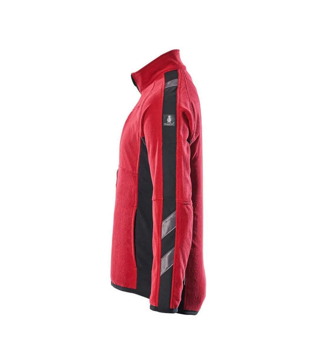 Mens Unique Hannover Fleece Jacket Red Black Mascot-3