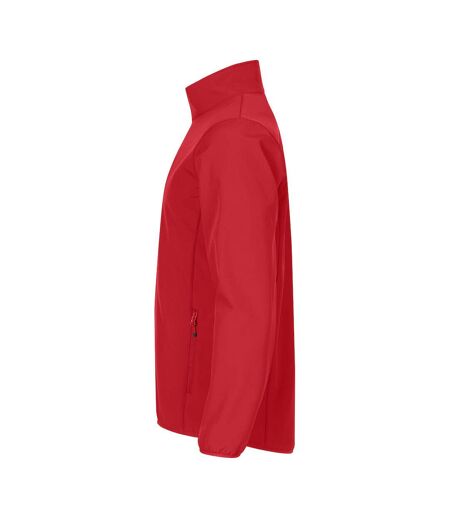 Mens Classic Soft Shell Jacket Red Clique