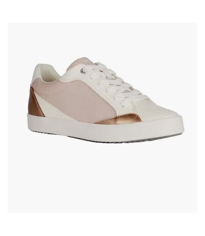 Womens/ladies blomiee trainers light rose/optic white Geox