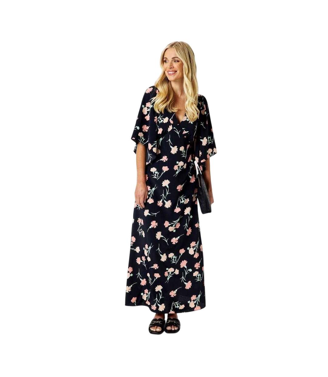 Womens/ladies Archive Midi Dress Multicoloured Biba-4