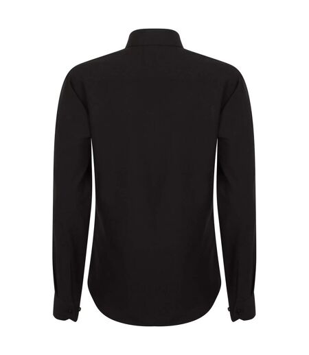 Chemisier Manches Longues Femme Noir Henbury