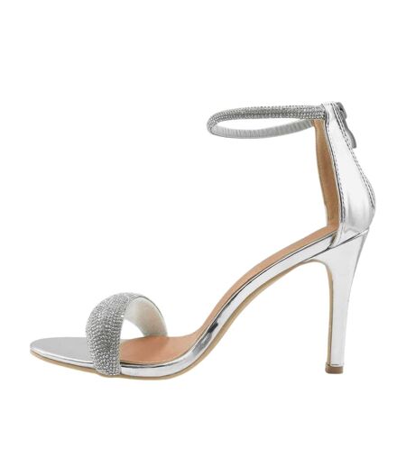 Sandales Femme Argenté Where´s That From