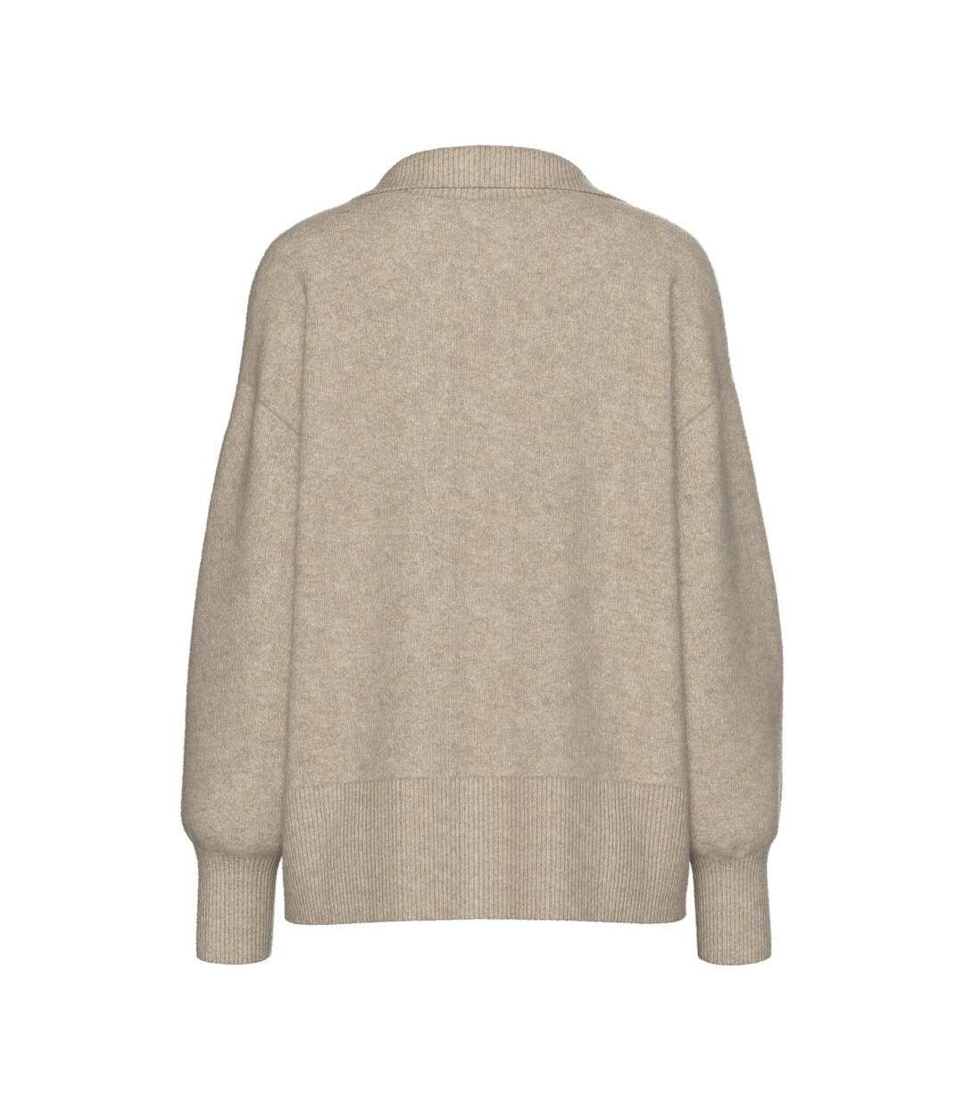 Pull marron femme pieces malou-2