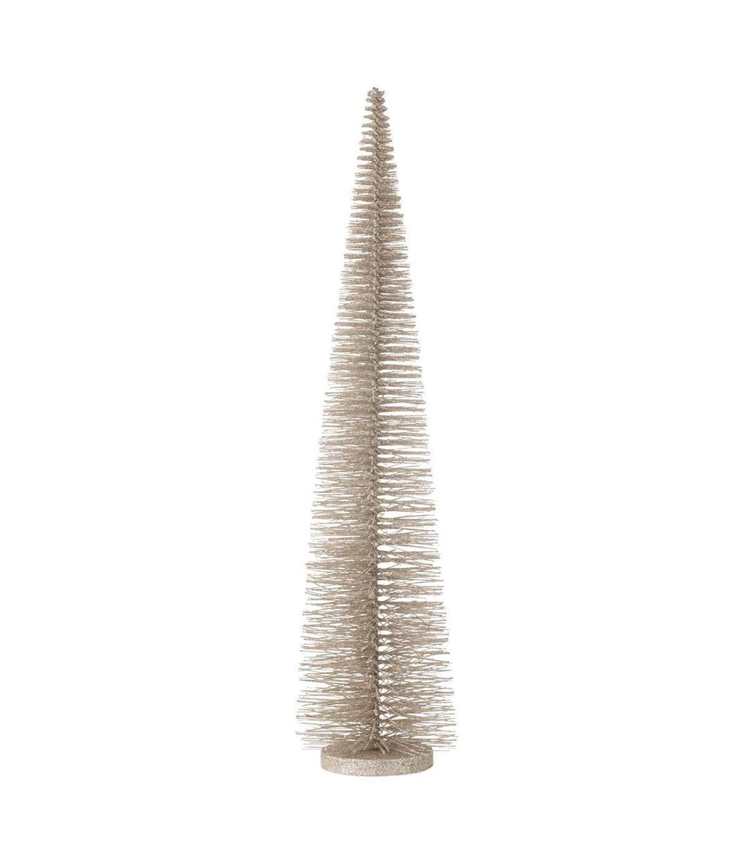 Sapin de Noël Déco Pailleté Josh 61cm Grège-1