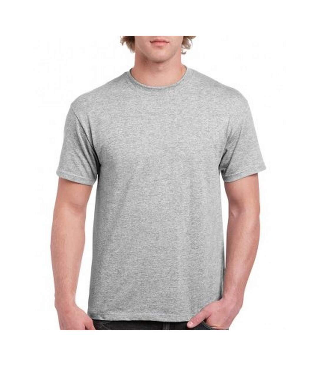 T-shirt hammer homme gris clair Gildan