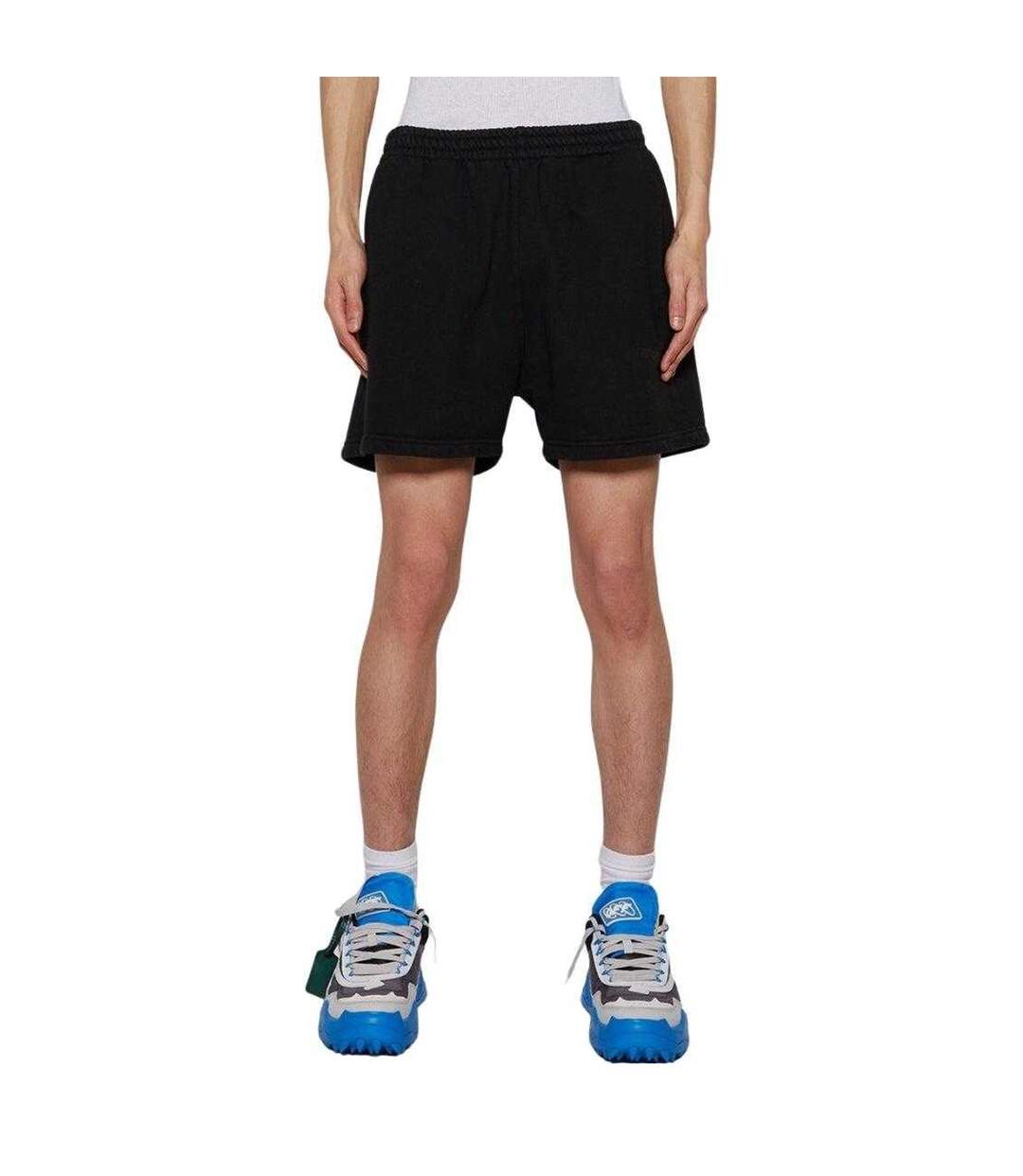 Mens Bookish Sweat Shorts Black Off-White-4