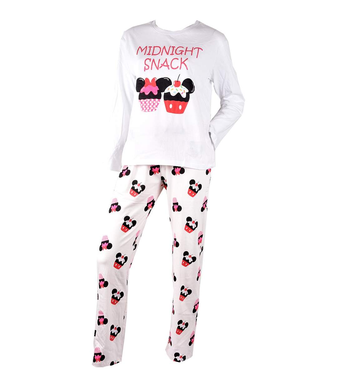 Pyjama Femme MINNIE en Coton -Chaleur,Douceur et Confort- Pack de 2 Pyjamas HU3547