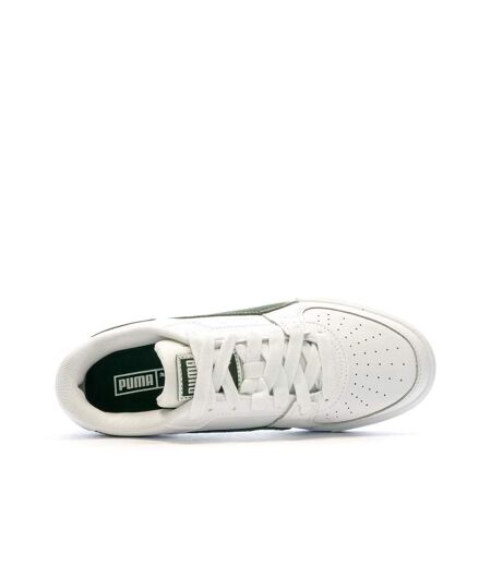 Baskets blanches/kaki homme puma pro classic