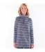 Sweat Motif/style À Rayures Femme Lilas Foncé Lazy Jacks-1