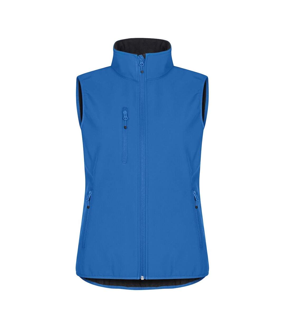 Womens/ladies Classic Softshell Body Warmer Royal Blue Clique-1
