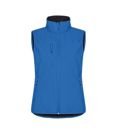 Womens/ladies Classic Softshell Body Warmer Royal Blue Clique
