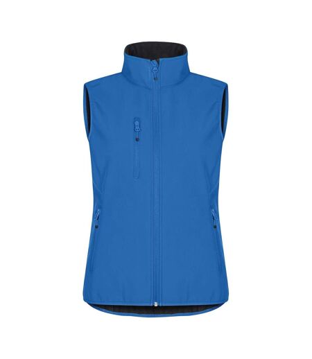Womens/ladies Classic Softshell Body Warmer Royal Blue Clique