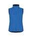 Womens/ladies Classic Softshell Body Warmer Royal Blue Clique-1