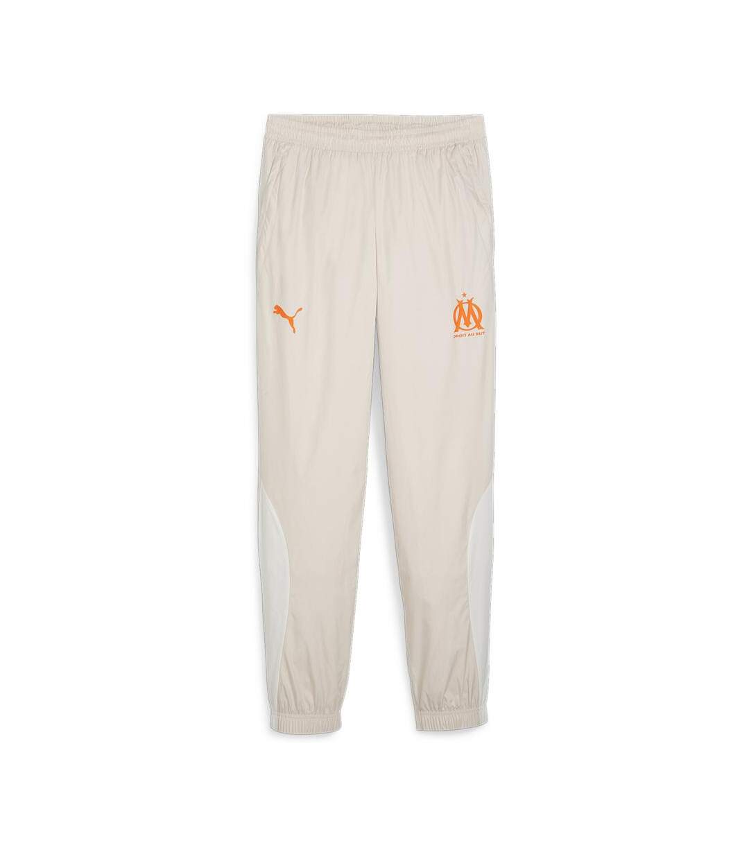 OM Pantalon d'entraînement Beige Homme Puma Prematch Woven - L