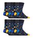 Gentle Grip - 12 Paires Homme Chaussettes Sans Elastiques Confort-1