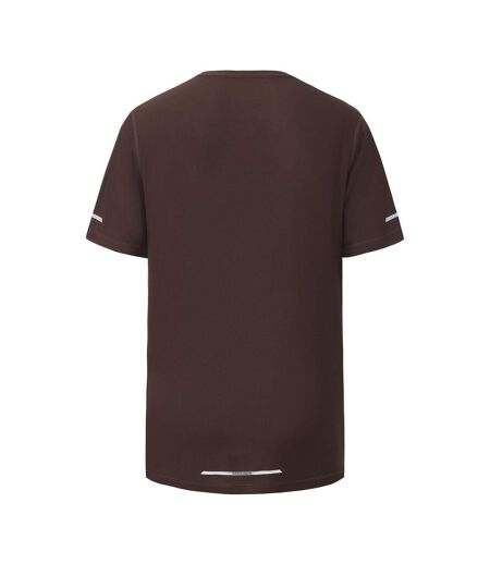 Mens Running T-shirt Chocolate Brown Karrimor