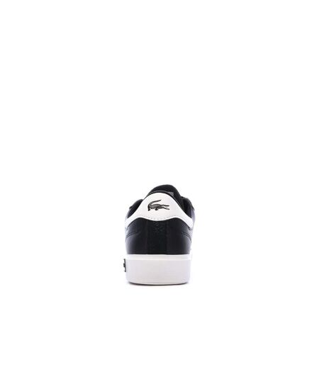Baskets noires femme lacoste powercourt core essentials