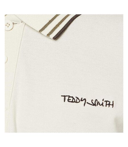 Polo blanc homme teddy smith pasian - s