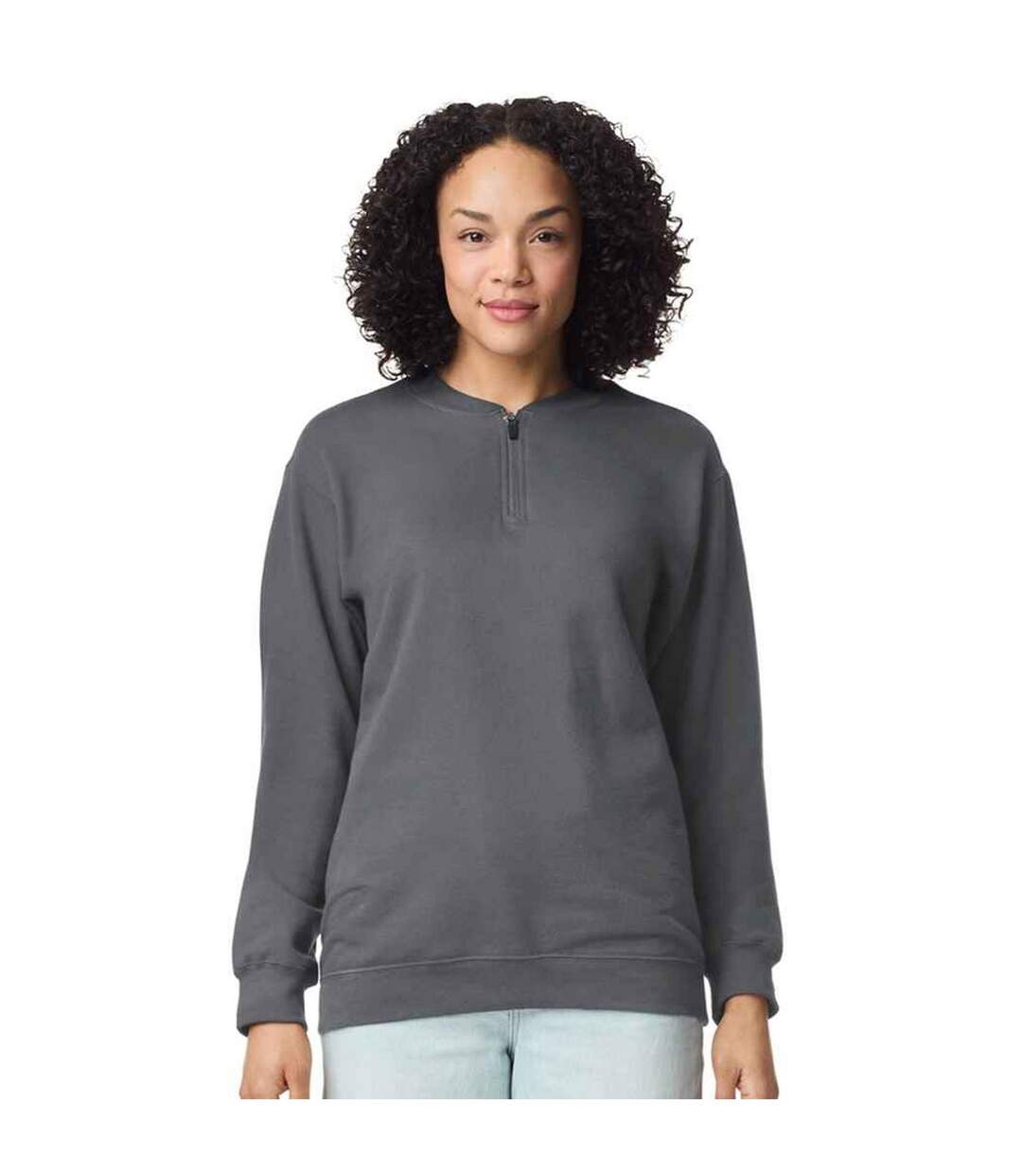 Sweat Softstyle Adulte Charbon Gildan-3