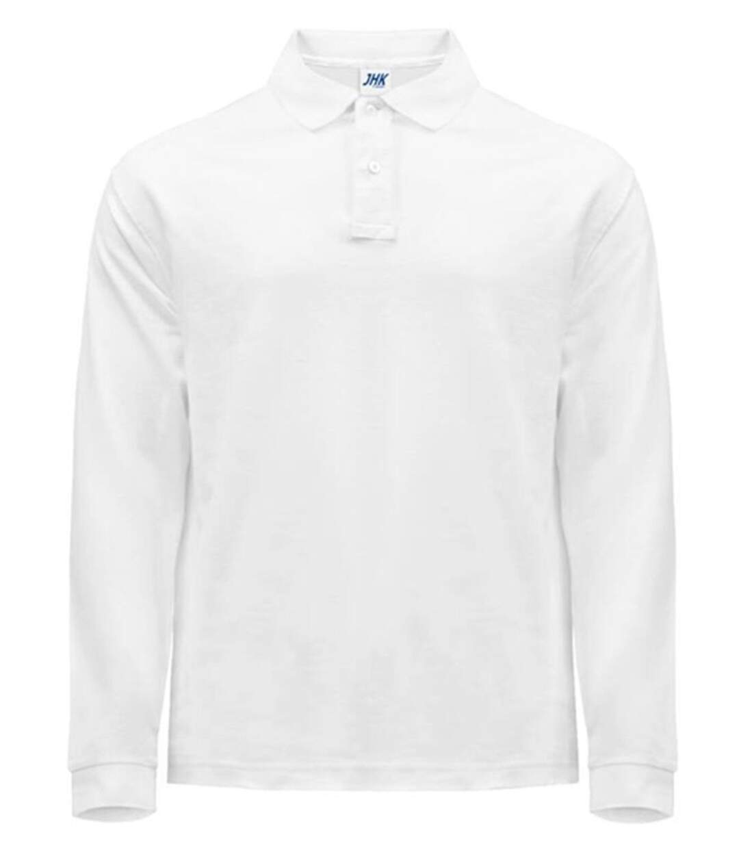 Polo manches longues - Homme - JK215 - blanc