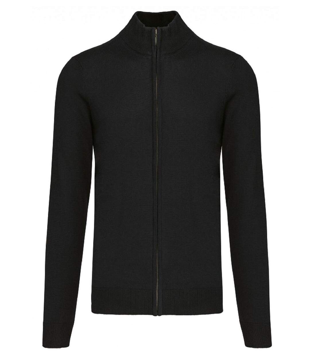 Gilet zippé cardigan K961 - homme - noir