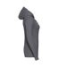 Sweat À Capuche Authentic Femme Gris Foncé Uni Russell-3